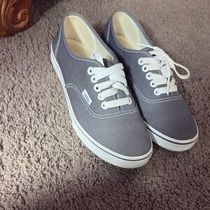 Gray Vans Authentic Lo Pro